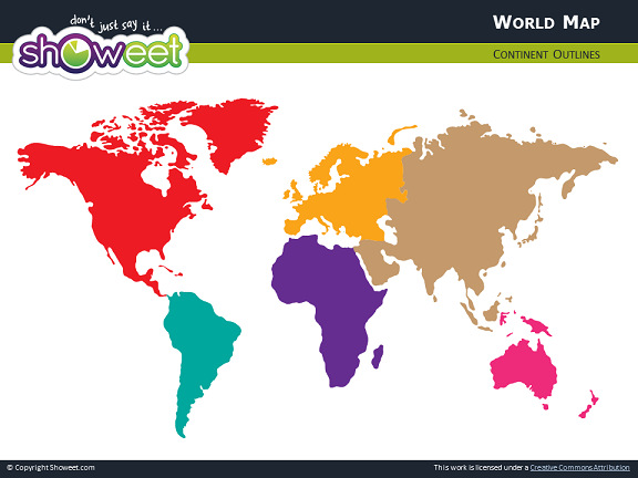 editable world map powerpoint template