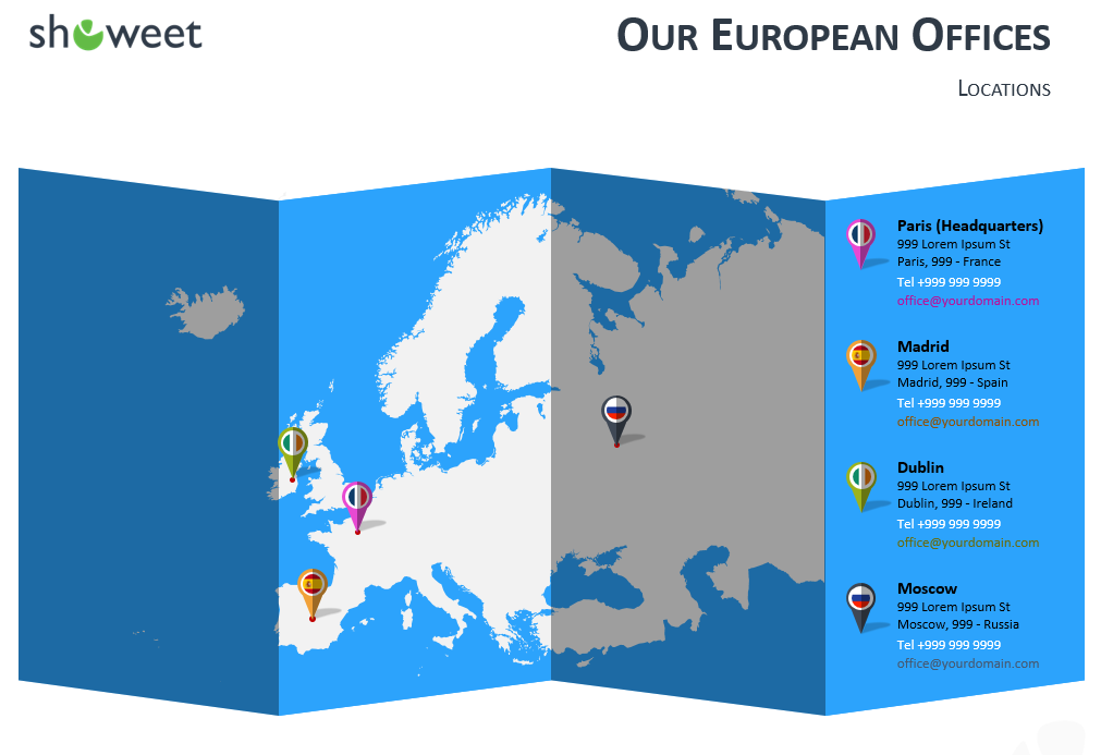 Europe Powerpoint Map Order And Download Europe Powerpoint Map Gambaran