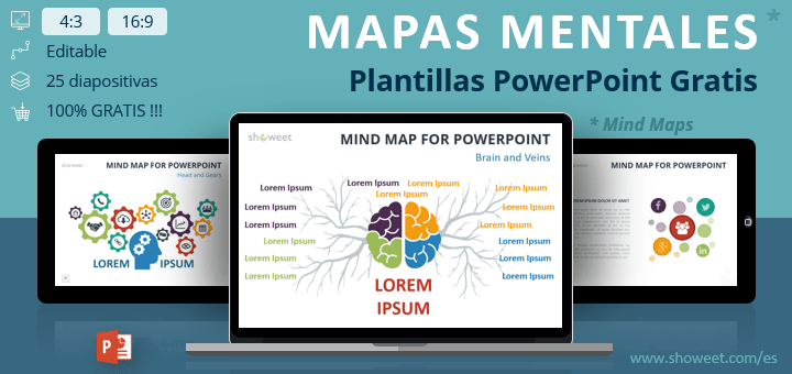 Plantillas de Mapa Mental (Mind Map) para PowerPoint