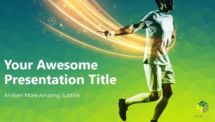 Soccer - Modern PowerPoint Template (Green version) - Showeet