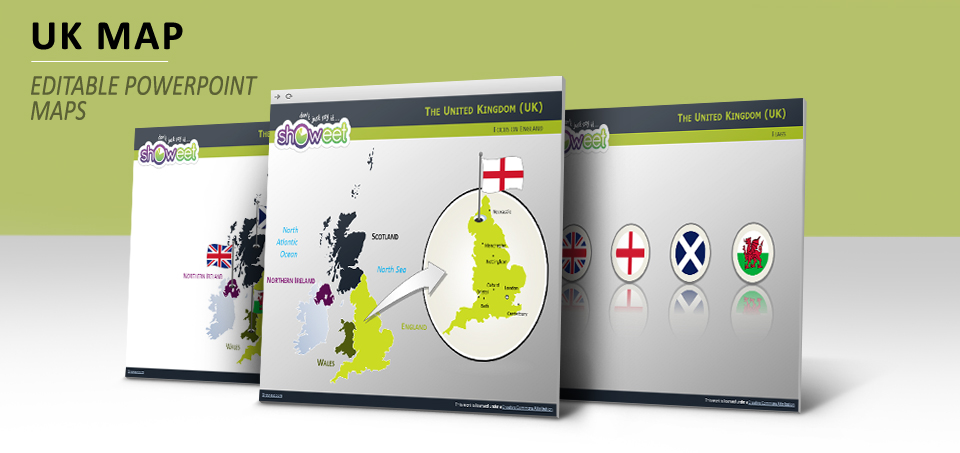 UK map PowerPoint template