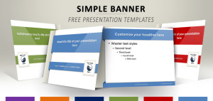 Simple Banner – Free Template for PowerPoint and Impress - Showeet