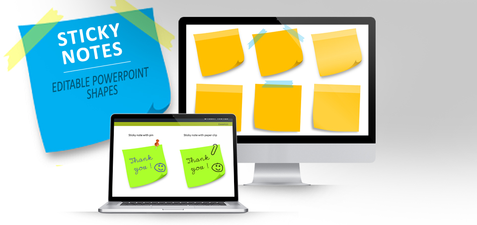 Post-it Board Infographics for Google Slides and PowerPoint